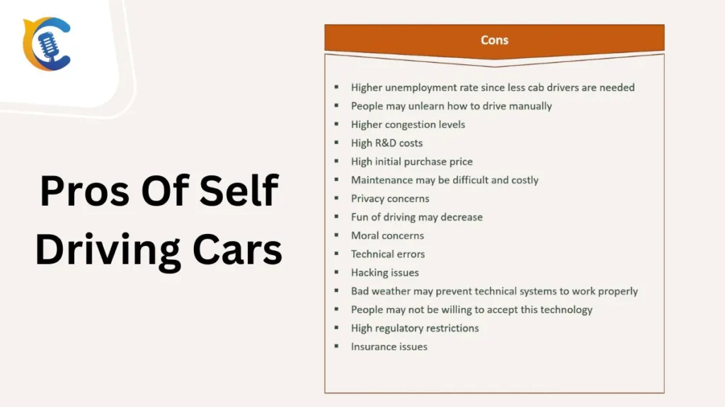 Pros and Cons of Self-Driving Cars in the United States: A Comprehensive Analysis 2023