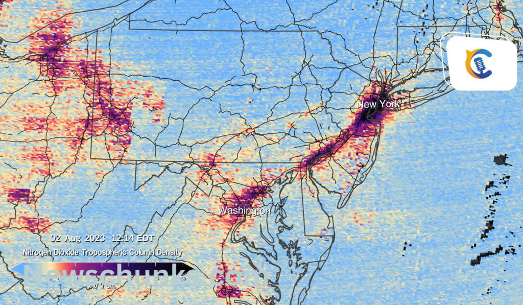 NASA Shares First Images of US Pollution