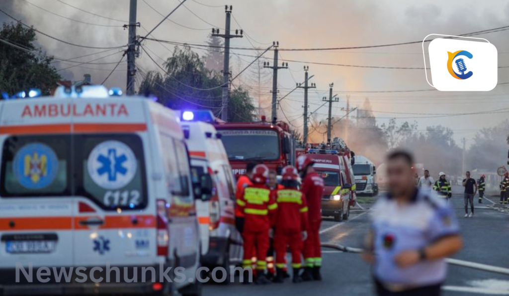 Massive explosion at Romania Fuel Station, Claim One Life and Leave Dozens Injured